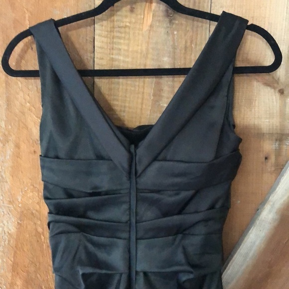 LE Chateau black satin dress size small - Picture 4 of 5